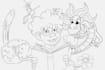 draw unique coloring pages for children
