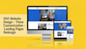 design divi website theme customization landing page speed optimization bug fix