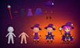 model 3d low poly character, rigging for game  and animation