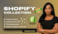 create easy to navigate optimized shopify collections, category, automated menu