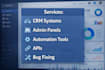 develop custom web apps, dashboards, CRM and admin panels