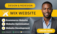 design professional wix website landing page wix online store for your business