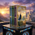 create a cinematic fantasy or sci fi book cover that sells