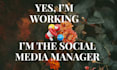 social media marketing manager and virtual assistant