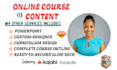 course outline, slide deck, elearning slides, powerpoint, instructional design
