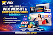 build wix website dropshipping store redesign wix online store