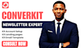 setup convertkit newsletter kit landing page convertkit email sequence expert