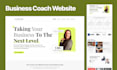 build coaching or consulting website using wix, squarespace or webflow