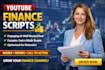 youtube scriptwriting, video script, finance scriptwriting, social media script