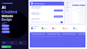 design ai chatbot website UI UX in figma with full chatbot integration