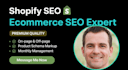 be your shopify SEO expert