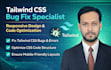 fix react, nextjs and tailwind css frontend bugs and errors