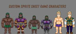 create custom 8 bit 16 bit pixel art character sprite sheet game asset animation