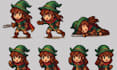 create high quality 8 bit 16 bit pixel art character, animations, sprite sheets