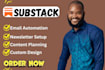 substack account setup substack newsletter design substack manage substack post