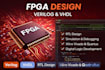 develop fpga and embedded system projects using verilog, vhdl, and vivado