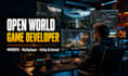 develop open world game, mmorpg multiplayer game in unity unreal