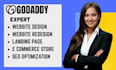 design godaddy website redesign godaddy website on godaddy website builder SEO