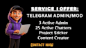 be your dedicated social media moderator telegram mod, setup bot