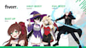 draw a digital illustration in anime style