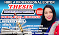 professionally proofread and edit conference papers theses, and journal article