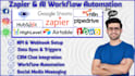 integrate zapier hubspot ghl pipedrive zoho google sheets and n8n ai automation