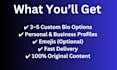 write catchy instagram and whatsapp bio for your profile