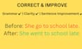proofread and fix grammar, spelling, and punctuation