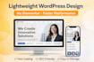 create a fast, responsive wordpress website using gutenberg, spectra, or kadence