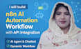 build ai powered n8n automation with API integration