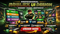 design UI UX designer roblox UI UX animation and roblox script scripting game