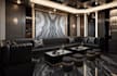 modify basement floorplan, design private entertainment room, interior rendering