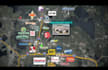 create real estate aerial map animation with callouts and motion graphics