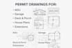 architectural drawings, adu construction plans and planning approval set