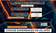 develop ai mobile app software using python scripts, react, flutter, nodejs, php