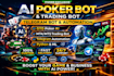 develop ai poker bot, trading bot, telegram bot and custom automation in python