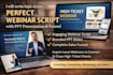 write high ticket perfect webinar script with PPT presentation and funnel