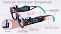 design smart glasses pcb and schematic with ai, camera, audio, qualcomm qcs610