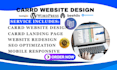 carrd landing page, carrd website design, carrd co,  design wix website