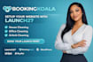 setup bookingkoala website launch27 house cleaning office cleaning airbnb clean