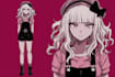 make a fancy danganronpa style character with unique personality