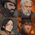 create your dnd group party illustration