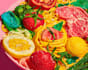 draw vibrant pop art food illustrations