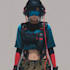 create cyberpunk character art