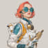 create a unique sci fi character or  character illsutration for you
