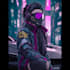 draw cyberpunk character art