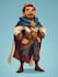 do 2d game character animation, top down tileset game art