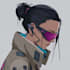 create cyberpunk character art