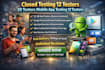 do app testing website testing QA iphone ipad android user testing app review