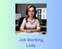create a professional working woman character illustration
